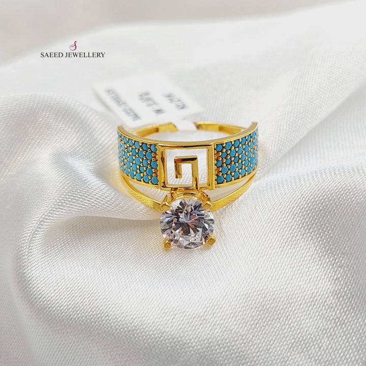 21K ذبلة تونز مرصع-مجوهرات الشيخ سعيد-Saeed Jewelry 