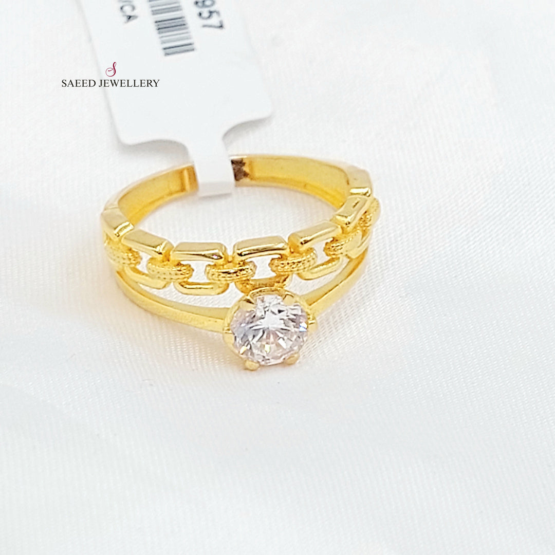 21K ذبلة تونز مرصع-مجوهرات الشيخ سعيد-Saeed Jewelry 