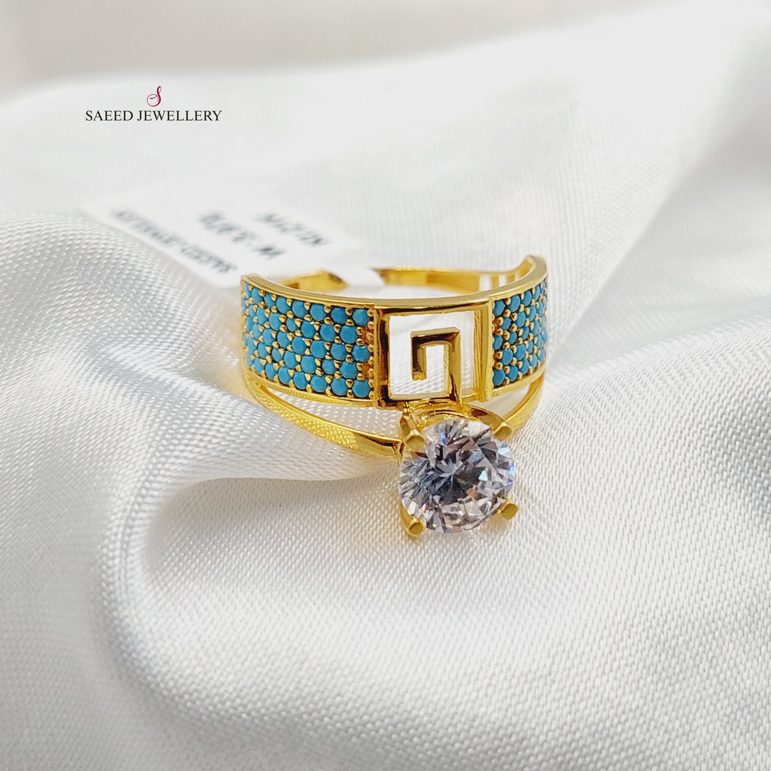 21K ذبلة تونز مرصع-مجوهرات الشيخ سعيد-Saeed Jewelry 