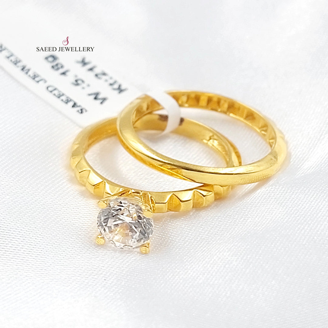 21K ذبلة تونز مرصع-مجوهرات الشيخ سعيد-Saeed Jewelry 