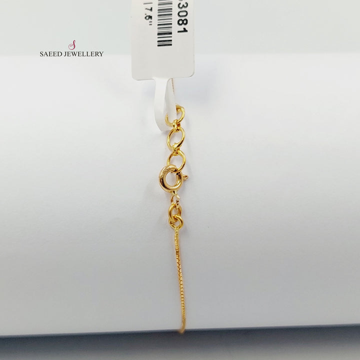 21K اسوارة طابات مينا-مجوهرات الشيخ سعيد-Saeed Jewelry 