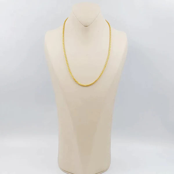 (3mm) Franco Chain Made Of 21K Yellow Gold by Saeed Jewelry-27366