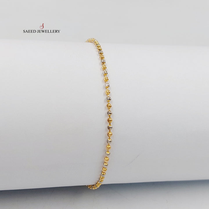 21K اسوارة طابات اكسترا-مجوهرات الشيخ سعيد-Saeed Jewelry 