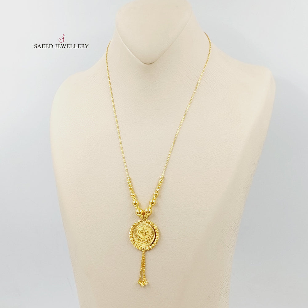 21K عقد رشادي اكسترا-مجوهرات الشيخ سعيد-Saeed Jewelry 