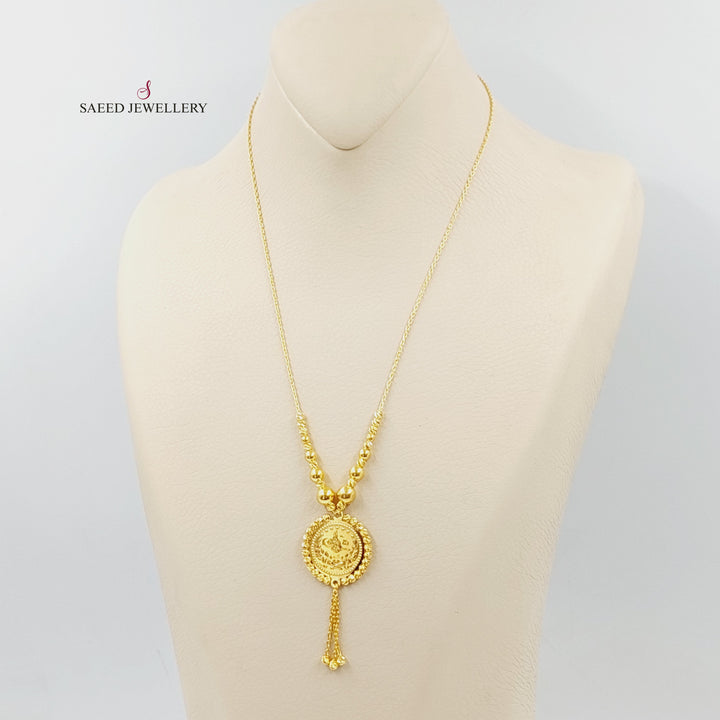 21K عقد رشادي اكسترا-مجوهرات الشيخ سعيد-Saeed Jewelry 