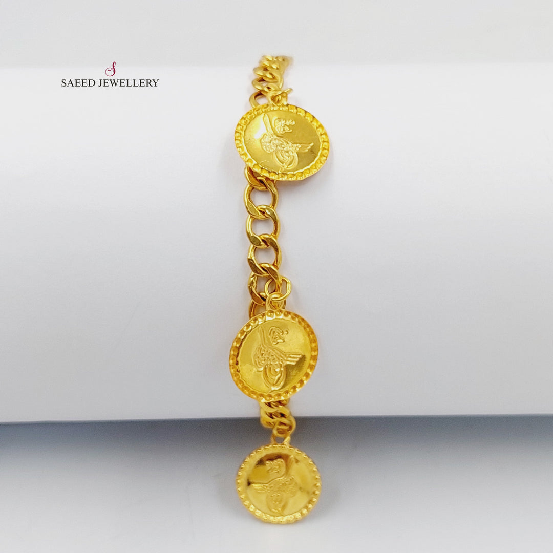 21K اسوارة دنانديش رشادي-مجوهرات الشيخ سعيد-Saeed Jewelry 