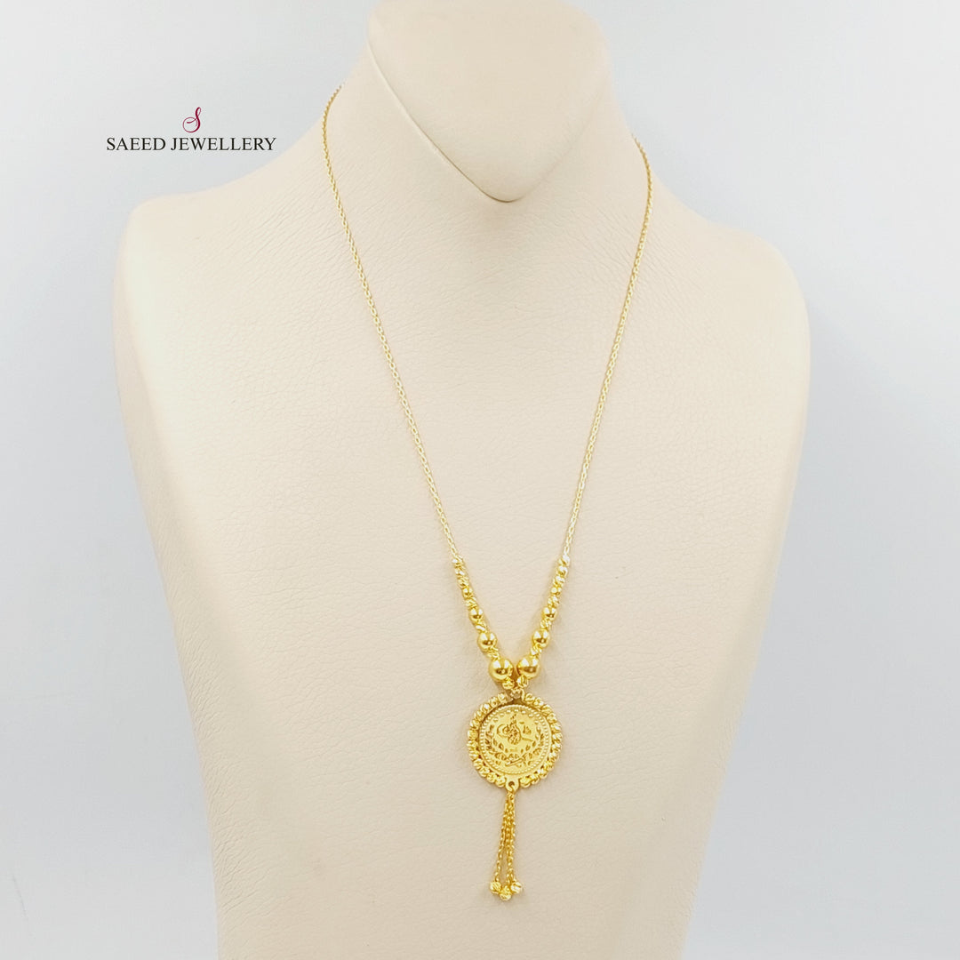 21K عقد رشادي اكسترا-مجوهرات الشيخ سعيد-Saeed Jewelry 