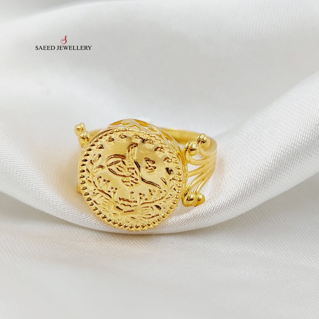 21K خاتم رشادي-مجوهرات الشيخ سعيد-Saeed Jewelry 