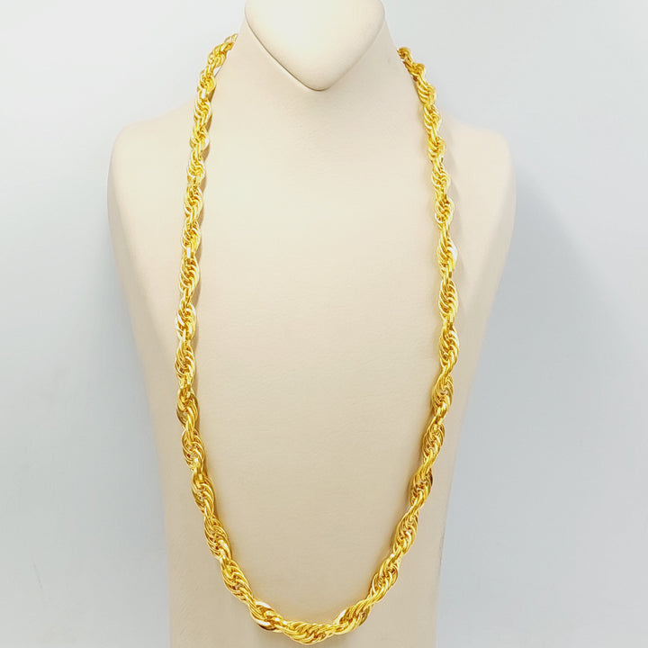 (8.5mm) Cuban Links Necklace  Made of 21K Yellow Gold by Saeed Jewelry-30813