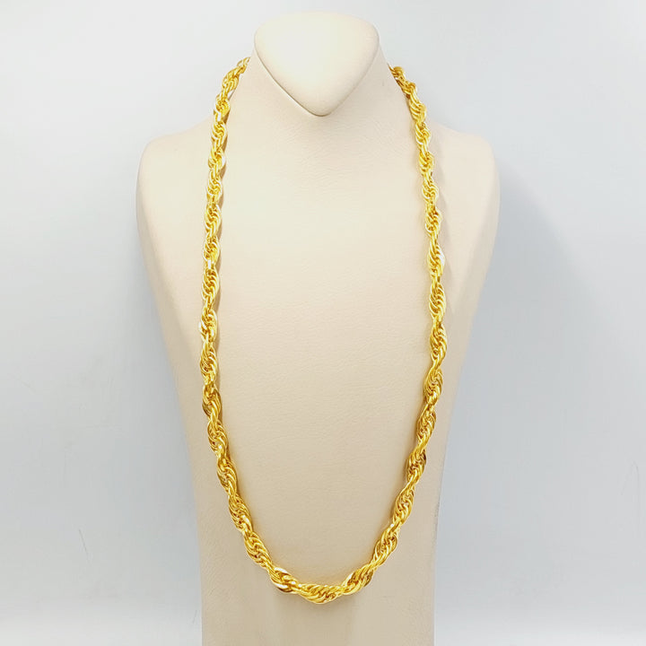 (8.5mm) Cuban Links Necklace  Made of 21K Yellow Gold by Saeed Jewelry-30813