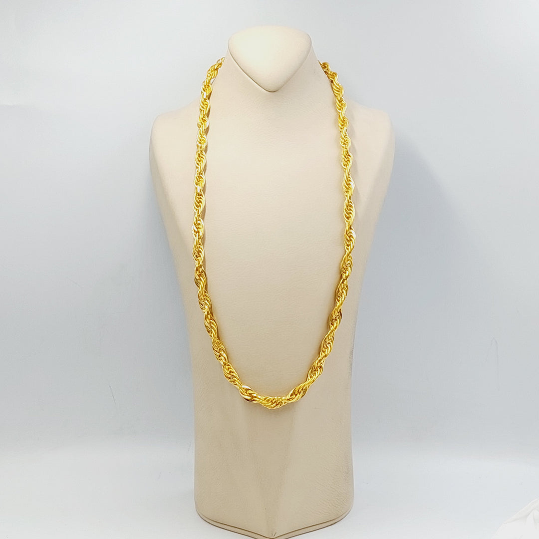 (8.5mm) Cuban Links Necklace  Made of 21K Yellow Gold by Saeed Jewelry-30813