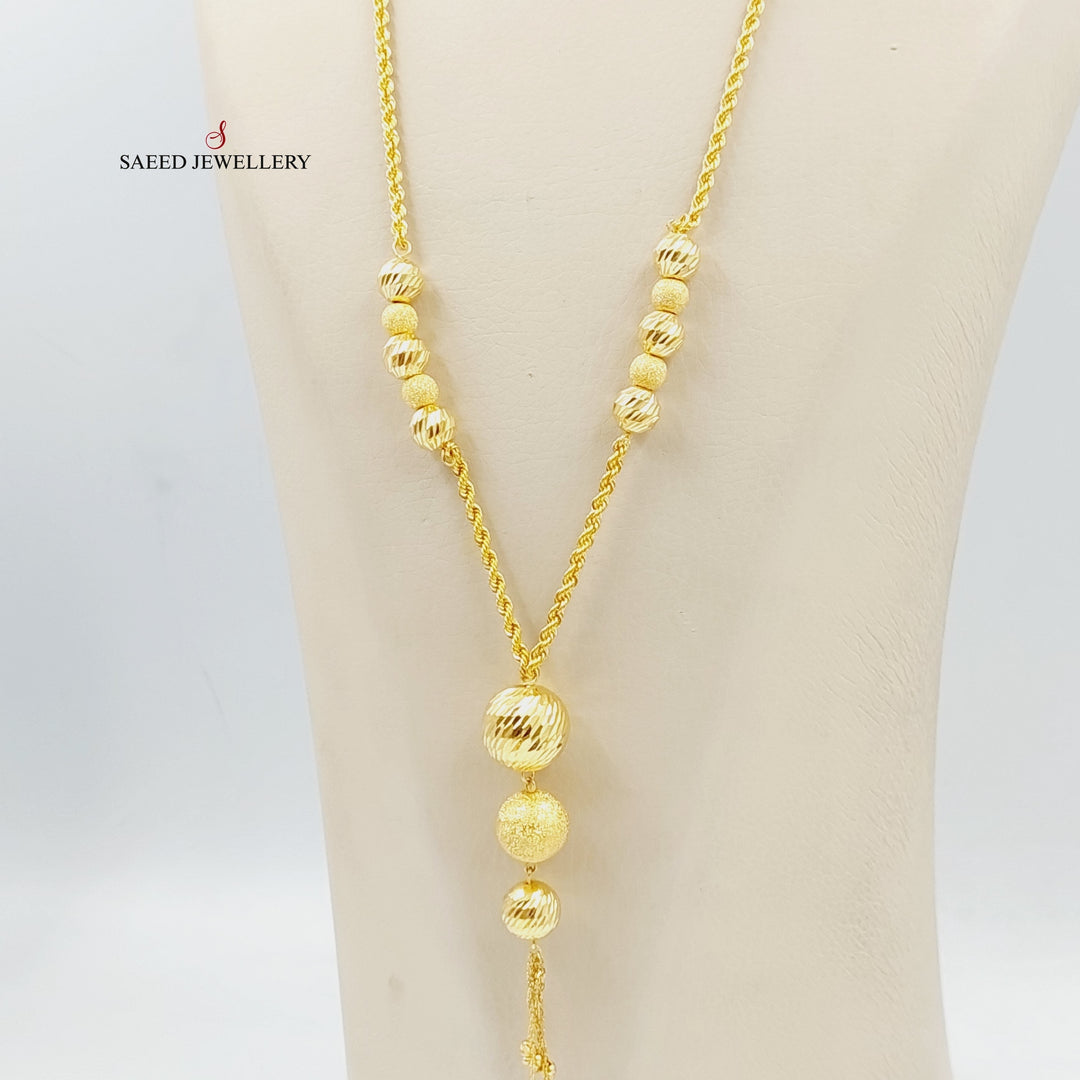 Balls Balls Necklace  Made Of 21K Yellow Gold by Saeed Jewelry-29294