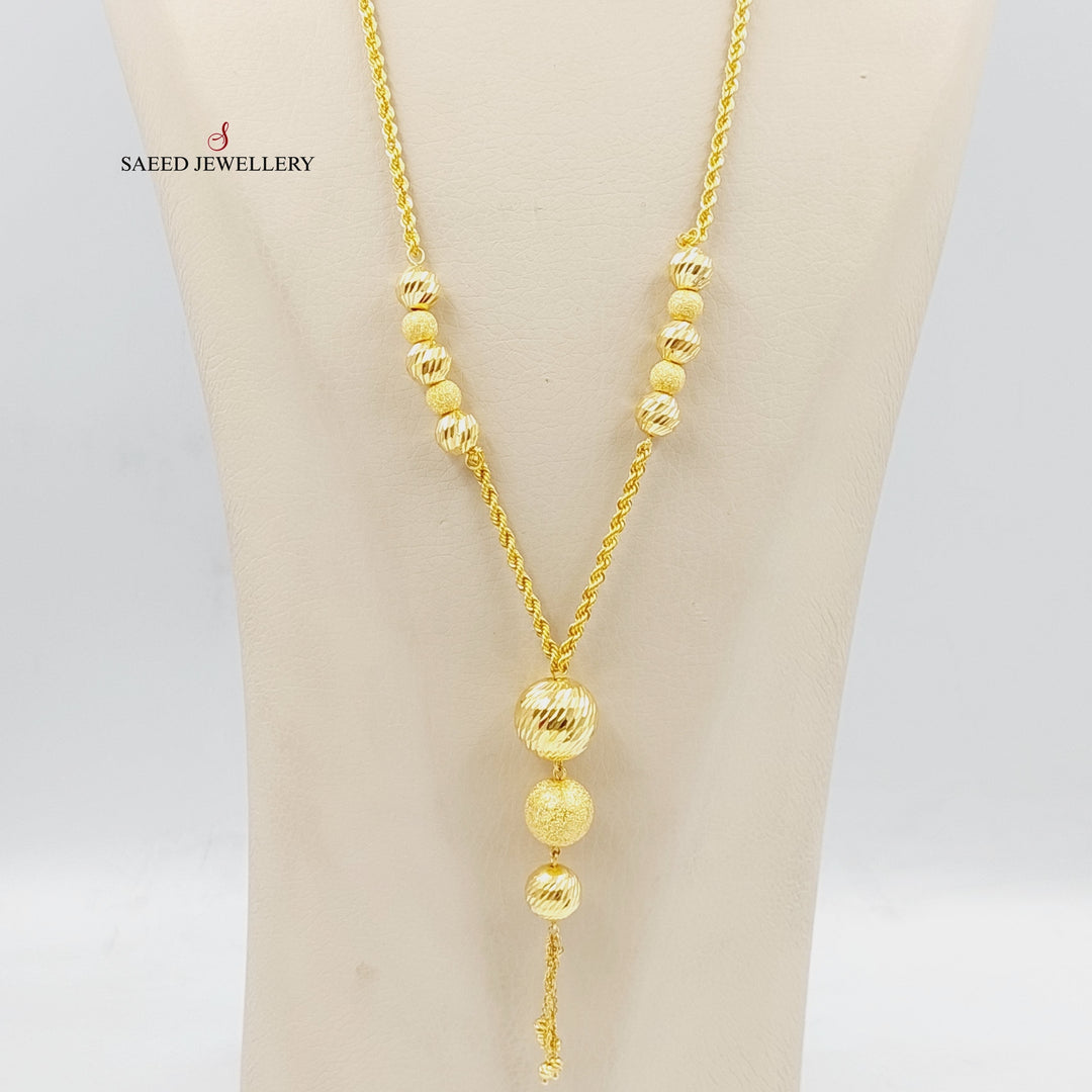 Balls Balls Necklace  Made Of 21K Yellow Gold by Saeed Jewelry-29294