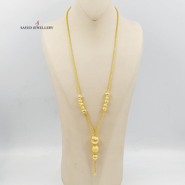 Balls Balls Necklace  Made Of 21K Yellow Gold by Saeed Jewelry-29294