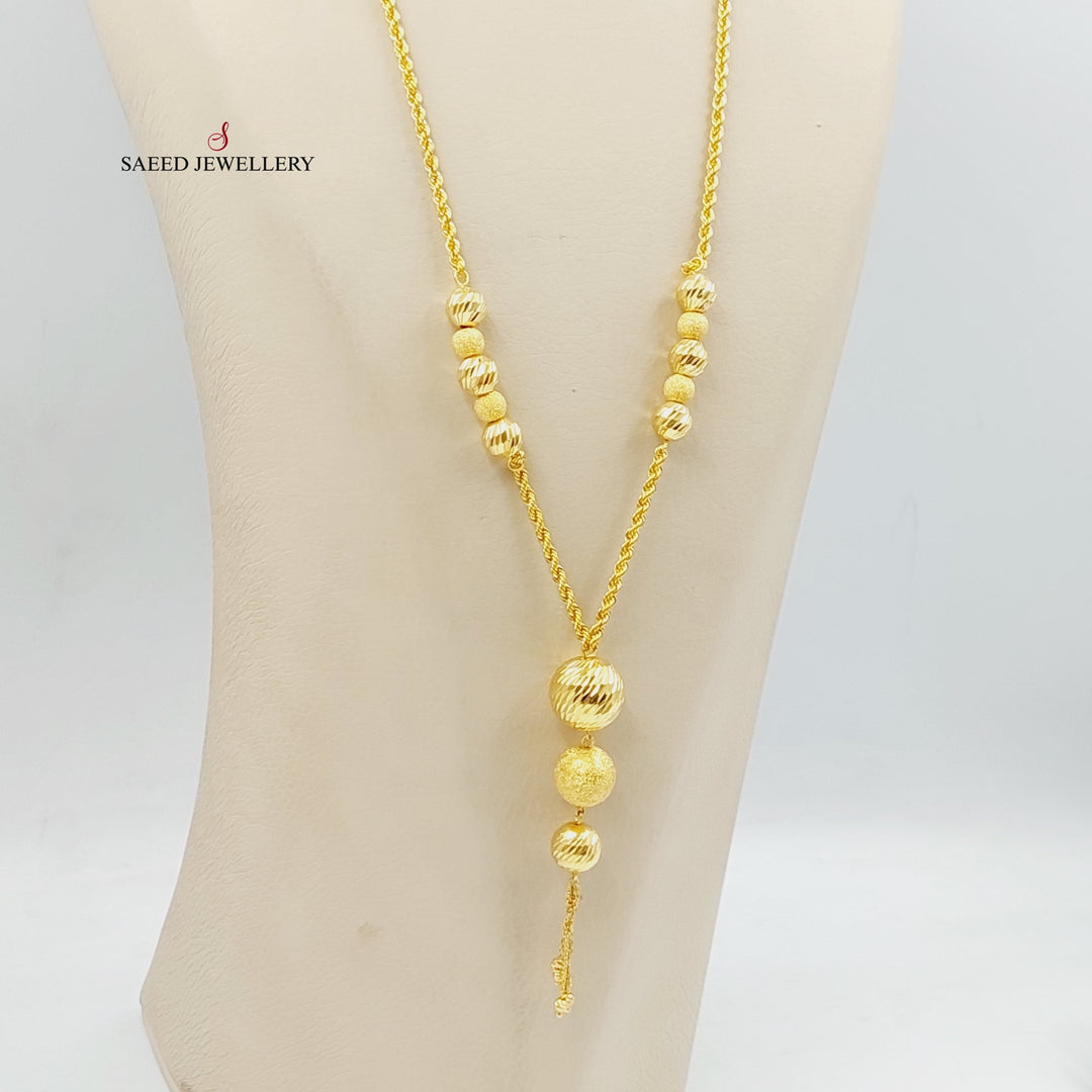 Balls Balls Necklace  Made Of 21K Yellow Gold by Saeed Jewelry-29294
