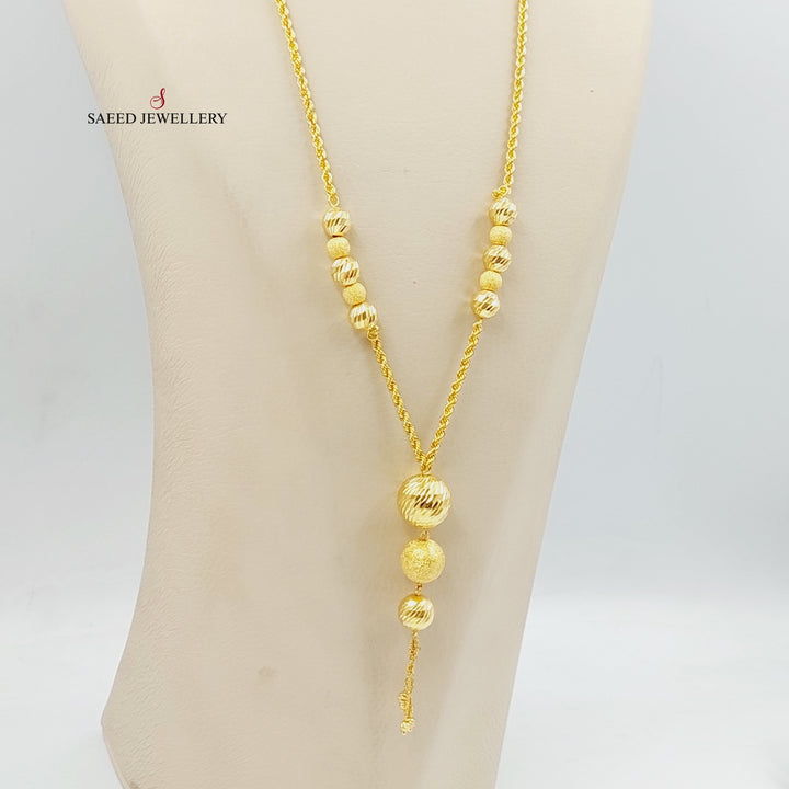 Balls Balls Necklace  Made Of 21K Yellow Gold by Saeed Jewelry-29294