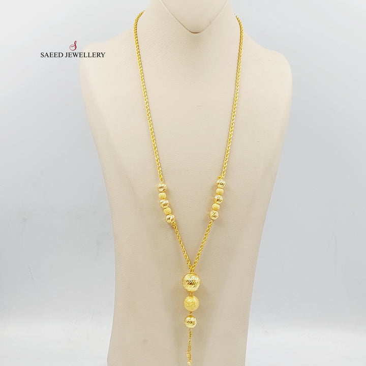 Balls Balls Necklace  Made Of 21K Yellow Gold by Saeed Jewelry-29294