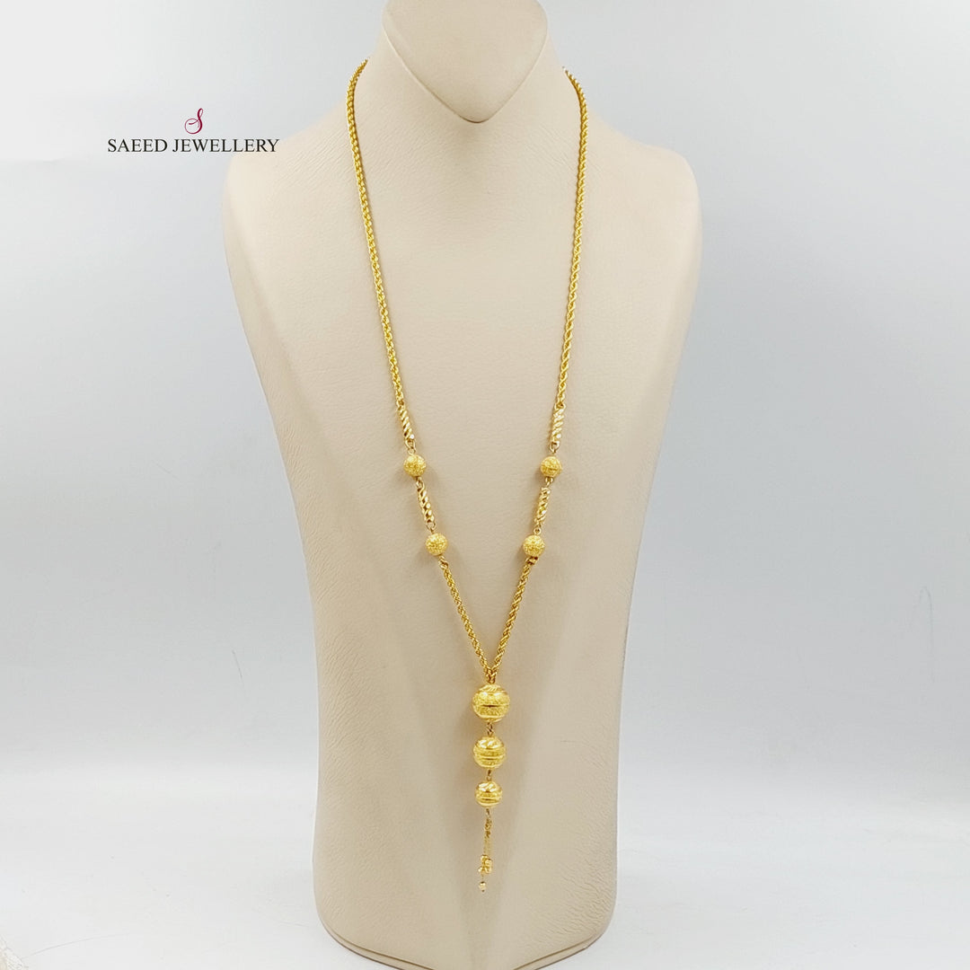 Balls Balls Necklace  Made Of 21K Yellow Gold by Saeed Jewelry-30307