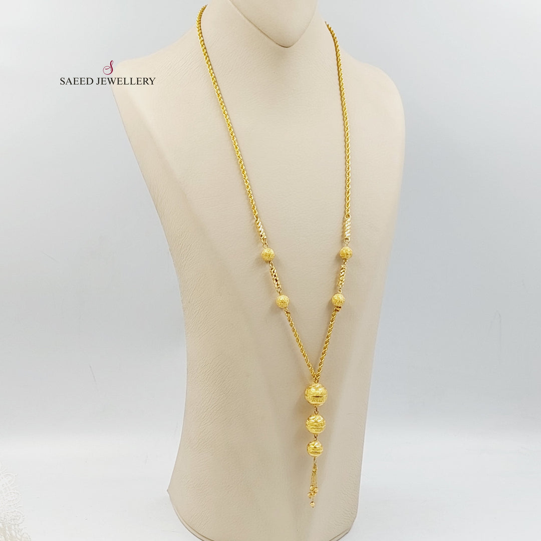 Balls Balls Necklace  Made Of 21K Yellow Gold by Saeed Jewelry-30307