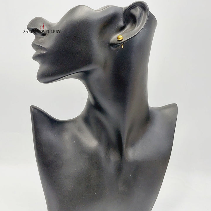 Balls Earrings  Made Of 18K Yellow Gold by Saeed Jewelry-29308