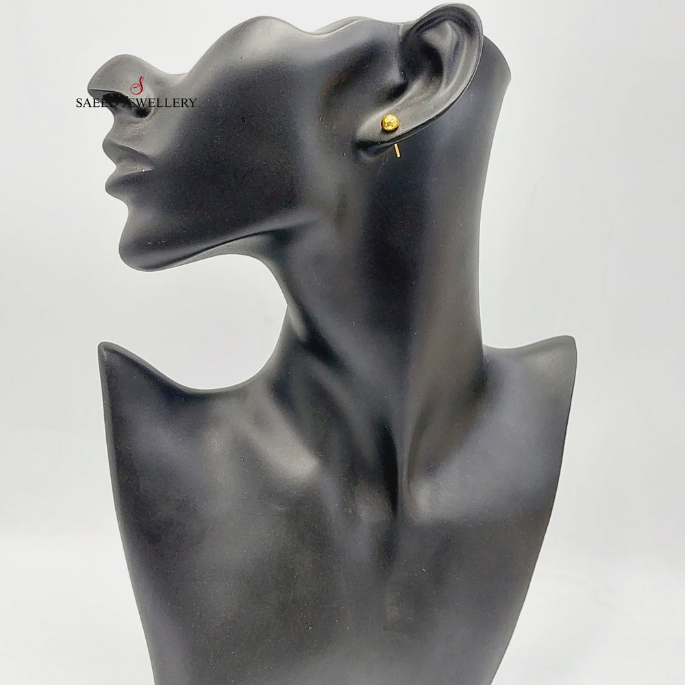 Balls Earrings  Made Of 18K Yellow Gold by Saeed Jewelry-29309