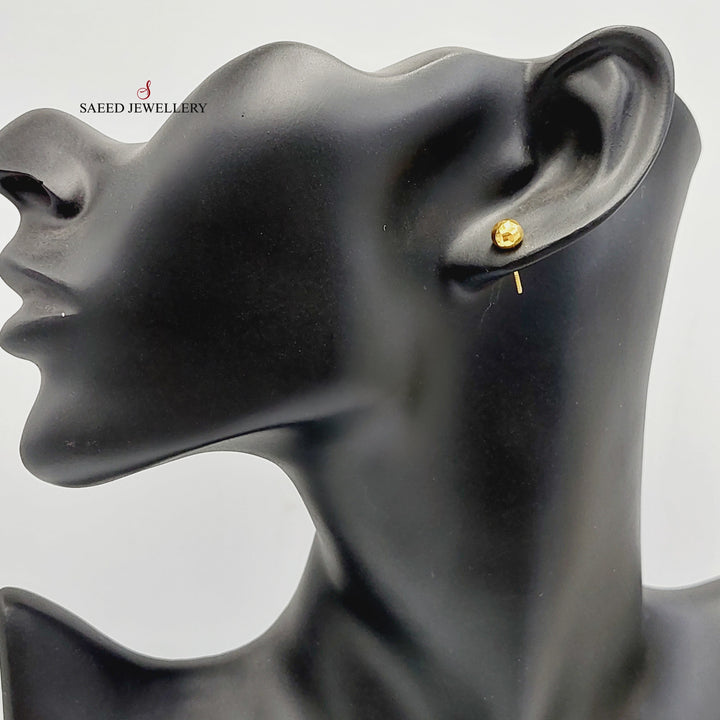 Balls Earrings  Made Of 18K Yellow Gold by Saeed Jewelry-29309