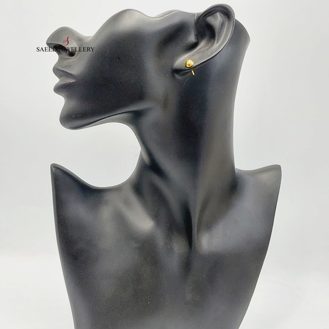 Balls Earrings  Made Of 18K Yellow Gold by Saeed Jewelry-29310