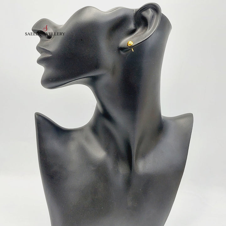 Balls Earrings  Made Of 18K Yellow Gold by Saeed Jewelry-29310