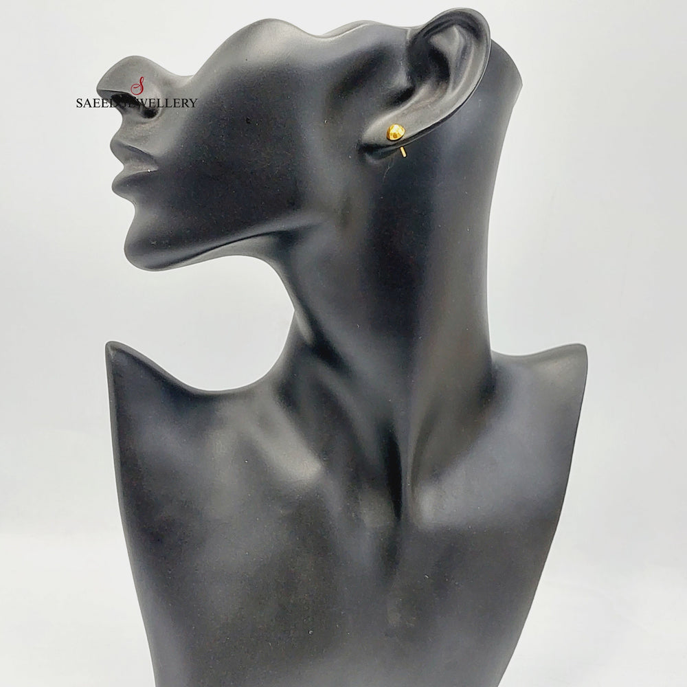 Balls Earrings  Made Of 18K Yellow Gold by Saeed Jewelry-29311