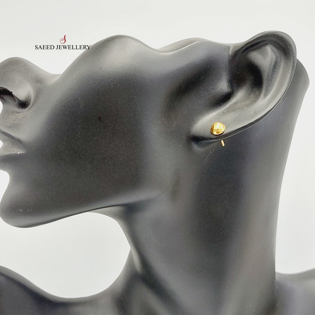 Balls Earrings  Made Of 18K Yellow Gold by Saeed Jewelry-29311