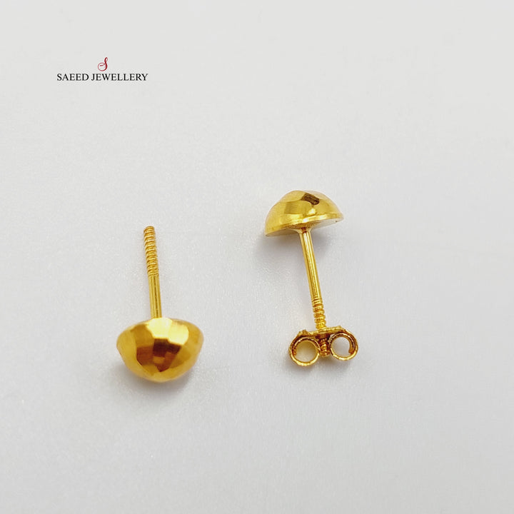 Balls Earrings  Made Of 18K Yellow Gold by Saeed Jewelry-29311