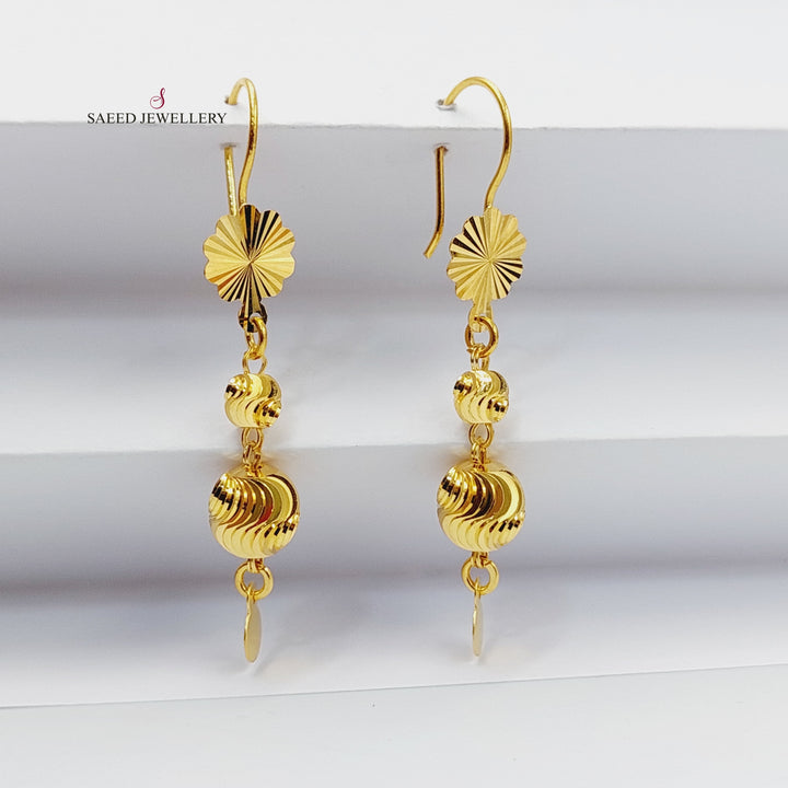 Balls Earrings  Made Of 21K Yellow Gold by Saeed Jewelry-29724
