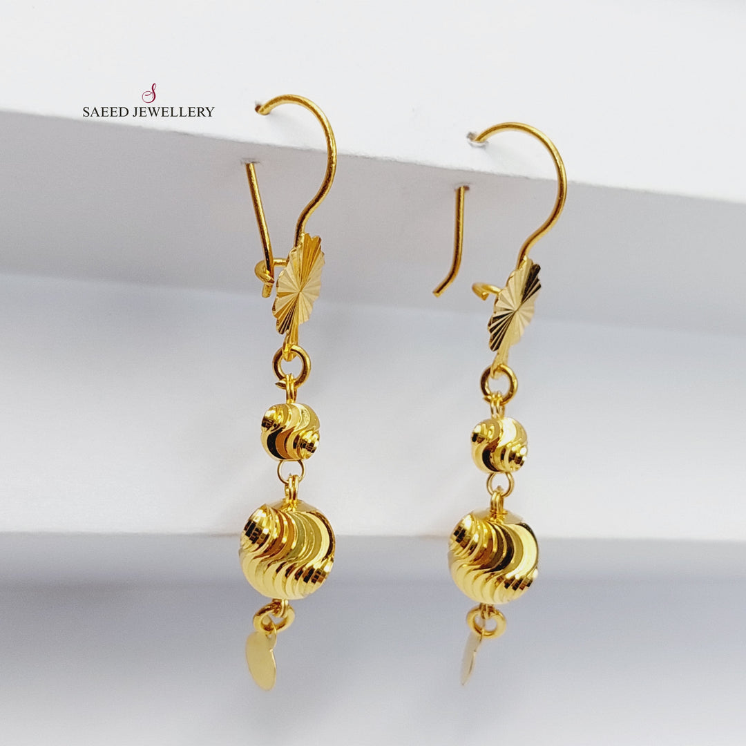 Balls Earrings  Made Of 21K Yellow Gold by Saeed Jewelry-29724
