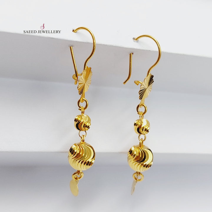 Balls Earrings  Made Of 21K Yellow Gold by Saeed Jewelry-29724