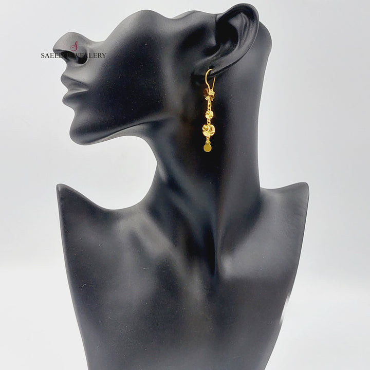 Balls Earrings  Made Of 21K Yellow Gold by Saeed Jewelry-29724