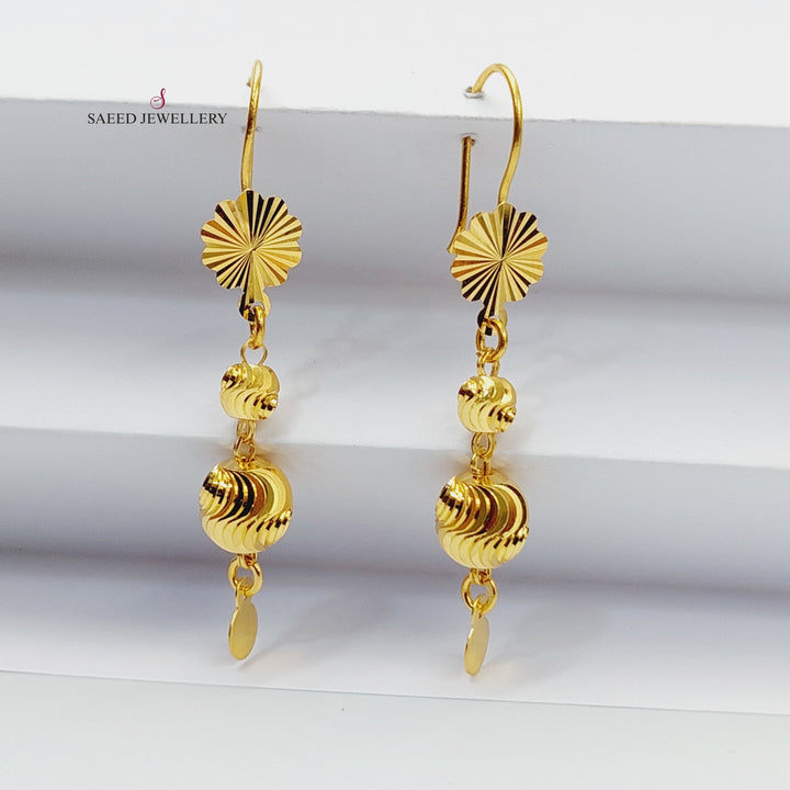 Balls Earrings  Made Of 21K Yellow Gold by Saeed Jewelry-29724
