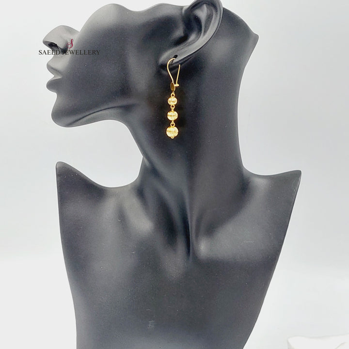 Balls Earrings  Made Of 21K Yellow Gold by Saeed Jewelry-29911