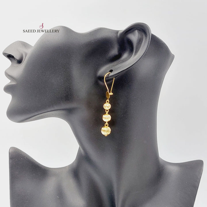 Balls Earrings  Made Of 21K Yellow Gold by Saeed Jewelry-29911