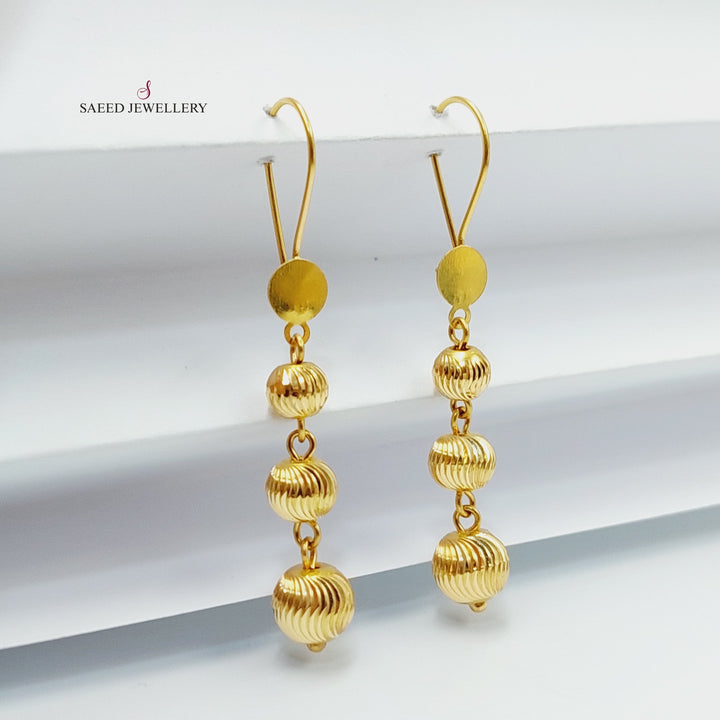 Balls Earrings  Made Of 21K Yellow Gold by Saeed Jewelry-29911