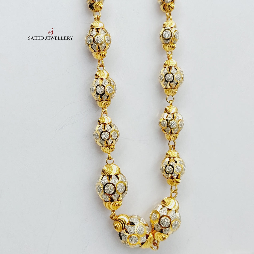 Balls Necklace  Made Of 21K Colored Gold by Saeed Jewelry-29090
