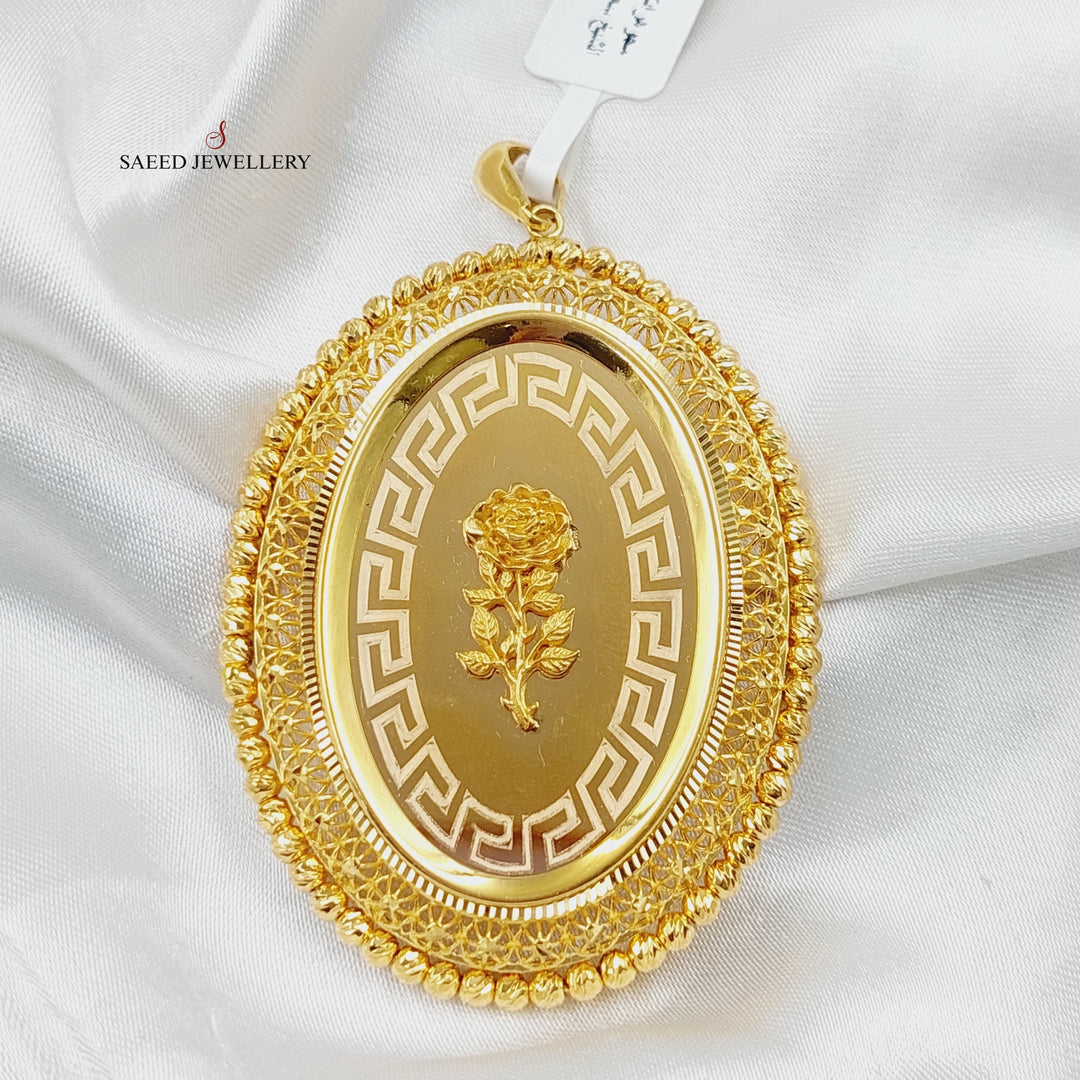Balls Ounce Pendant  Made Of 21K Yellow Gold by Saeed Jewelry-29051