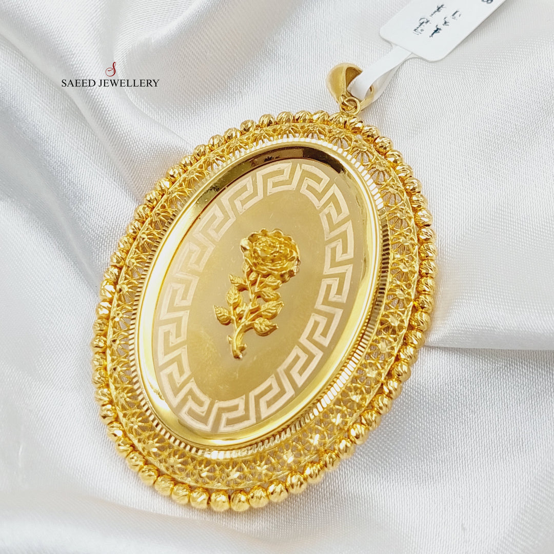 Balls Ounce Pendant  Made Of 21K Yellow Gold by Saeed Jewelry-29051