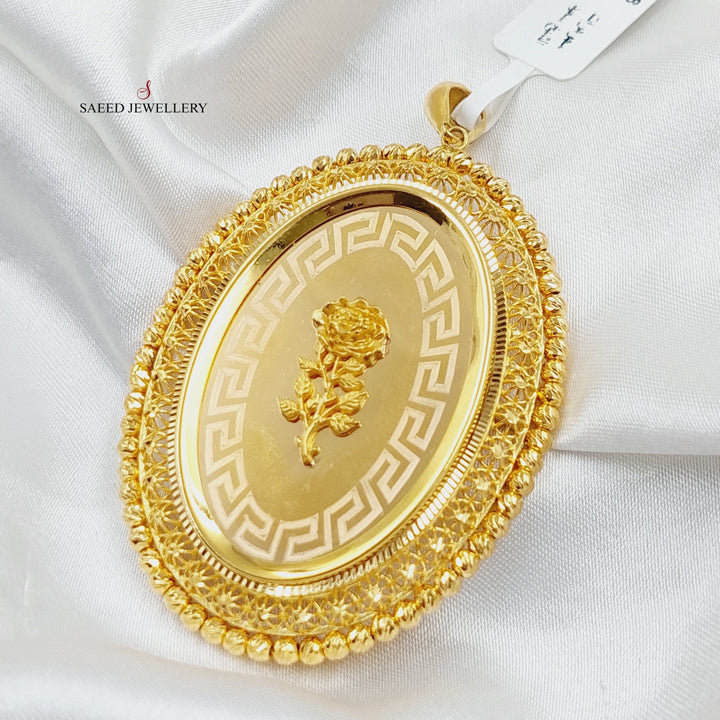 Balls Ounce Pendant  Made Of 21K Yellow Gold by Saeed Jewelry-29051