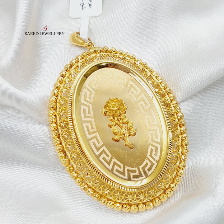 Balls Ounce Pendant  Made Of 21K Yellow Gold by Saeed Jewelry-29051