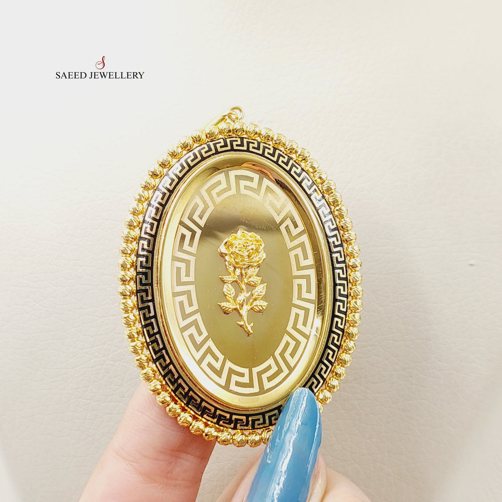 Balls Ounce Pendant  Made Of 21K Yellow Gold by Saeed Jewelry-29052