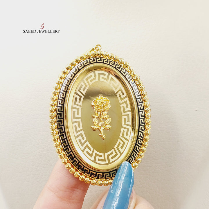 Balls Ounce Pendant  Made Of 21K Yellow Gold by Saeed Jewelry-29052