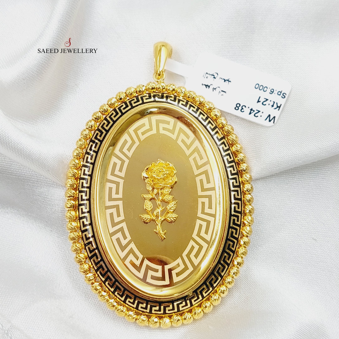 Balls Ounce Pendant  Made Of 21K Yellow Gold by Saeed Jewelry-29052