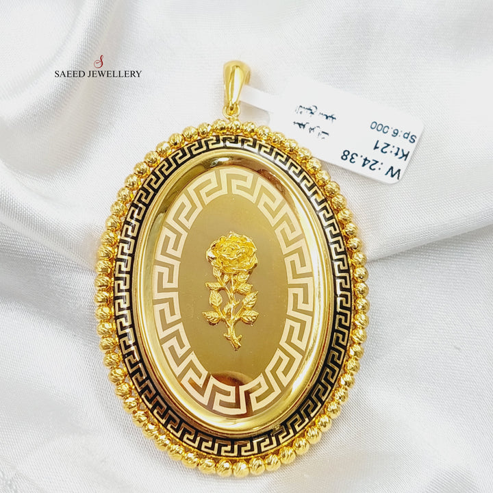 Balls Ounce Pendant  Made Of 21K Yellow Gold by Saeed Jewelry-29052