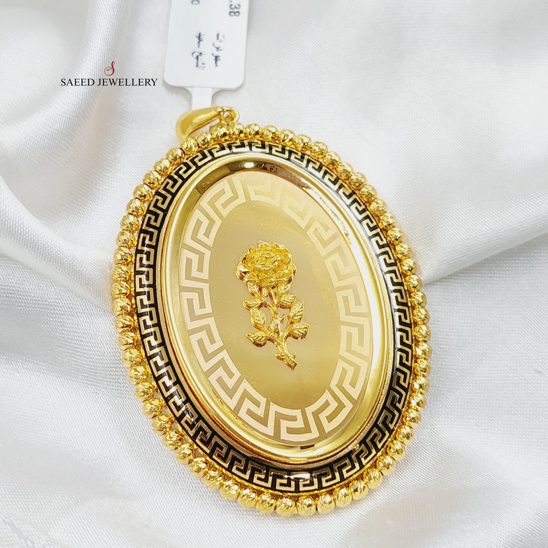 Balls Ounce Pendant  Made Of 21K Yellow Gold by Saeed Jewelry-29052