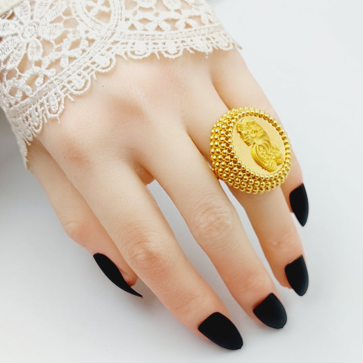 Balls Ounce Ring  Made Of 21K Yellow Gold by Saeed Jewelry-28711